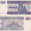 Myanmar 10 Kyats GEM UNC Rare Note