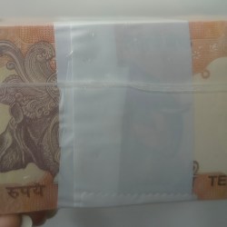 Alternative view of 10 RUPEES RBI Governor D.SUBBARAO Including TRIPLING 898989 FANCY NUMBER Note full pack RIM 1000 note