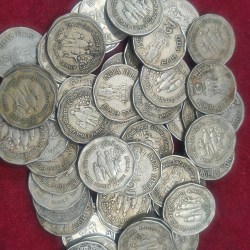 India 2 Rupees Small Family - Happy Family RARE ( 10 PCS LOTT)