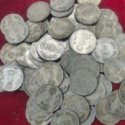 Alternative view of India 2 Rupees - 50th Anniversary of Supreme Court RARE COIN ( 10 PCS LOTT)