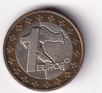 Croatia 1 Europ 2006 Bimetallic Pattern Rare Coin#Z-68 - Image 2
