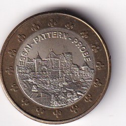 Andorra 1 Europ 2006 Bimetallic Pattern Coin#Z-70