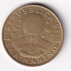 San Marino 200 Lire 1997 (Painting) Rare Coin #Z-74