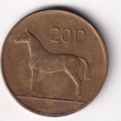 Alternative view of Ireland 20 Pence 1995 Rare Coin #Z-77