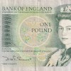 United Kingdom (England) 1 Pound (Elizabeth II Sir Isaac Newton 1642-1727) Rare Note #B-2