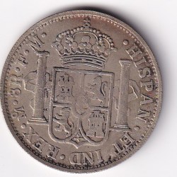 Alternative view of Mexico 8 Reales 1801 (Charles IV ) Token Fantasy Coin #Z-91