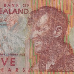 New Zealand 5 Dollars Rare Lowest Price Note #B2