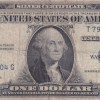 United States 1 Dollar (1935) Silver Certificate, Blue Seal Rare World Note #B2