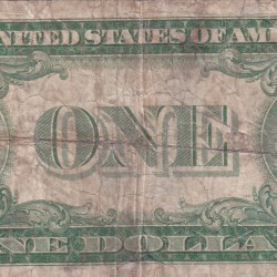 Alternative view of United States 1 Dollar (1935) Silver Certificate, Blue Seal Rare World Note #B2