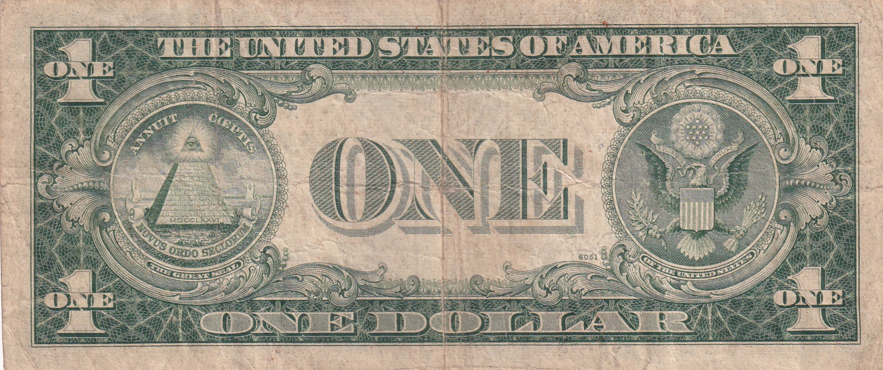 United States 1 Dollar (1935) Silver Certificate, Blue Seal Rare World Note #B2 - Image 2