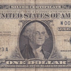 United States 1 Dollar (1957) Silver Certificate, Blue Seal Rare World Note #B2