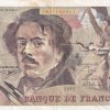 100 French Francs (Eugene Delacroix) Rare World Note#B2
