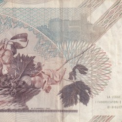 Alternative view of Italy 100 000 Lire Caravaggio - 2nd type Rare World Note #B2