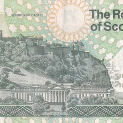 Alternative view of Scotland 1 Pound Royal Bank of Scotland Rare World Note #B2