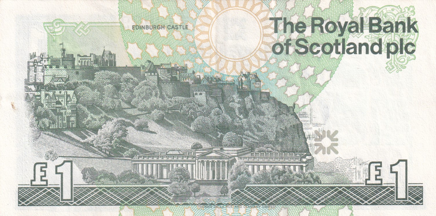 Scotland 1 Pound Royal Bank of Scotland Rare World Note #B2 - Image 2