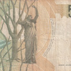 Alternative view of Italy 5000 Lire (Bellini) Rare World Note#B2