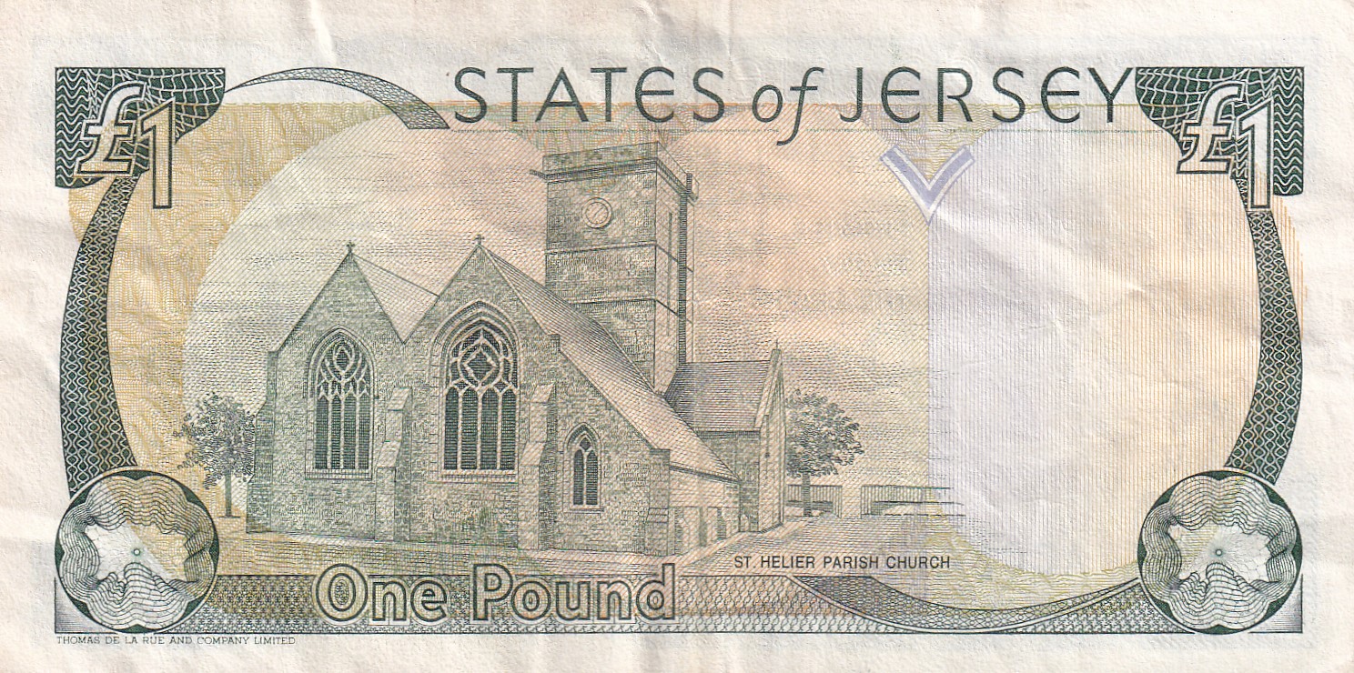 Jersey 1 Pound Rare World Note #B2 - Image 2