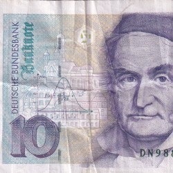 Germany 10 Deutsche Mark Rare World Note#B2