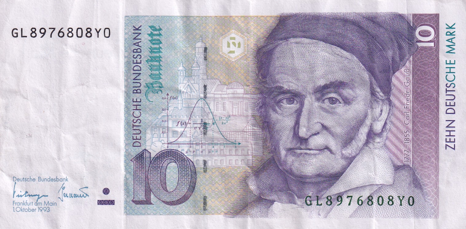 Germany 10 Deutsche Mark Rare World Note#B2