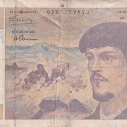 France 20 Francs (Debussy 1980) Rare World Note#B2