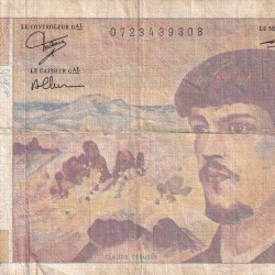 France 20 Francs (Debussy 1980) Rare World Note#B2