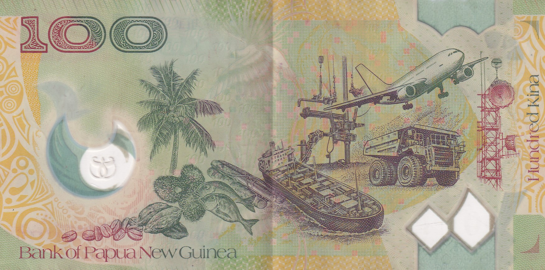 Papua New Guinea 100 Kina Asia-Pacific Economic Cooperation (APEC) Rare Polymer World Note #B2 - Image 2