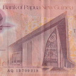 Papua New Guinea 20 Kina reduced size Rare World Polymer Note #B2