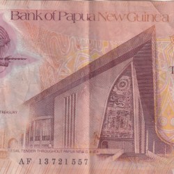 Papua New Guinea 20 Kina reduced size Rare World Polymer Note #B2