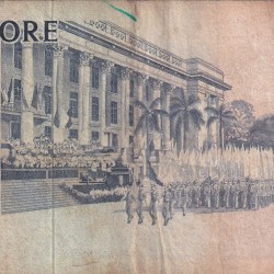 Alternative view of Singapore 1 Dollar Rare World Note#B2