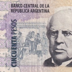 Argentina 50 Pesos Rare World Note#B2