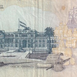 Alternative view of Argentina 50 Pesos Rare World Note#B2