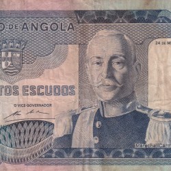 Angola 500 Escudos lowest price Rare Note #B2