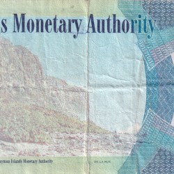 Alternative view of United Kingdom (Cayman Islands) 1 Dollar - Elizabeth II (D Series) Rare World Note#B2