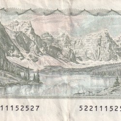 Alternative view of Canada 20 Dollars Elizabeth Old Issue Rare World Note#B2