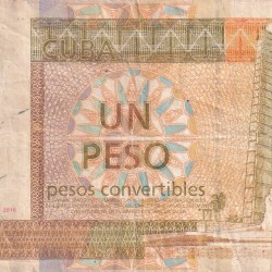 Cuba 1 Peso Convertible Rare World Note #B2