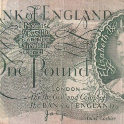 United Kingdom › England 1 Pound - Elizabeth II World Note #B2