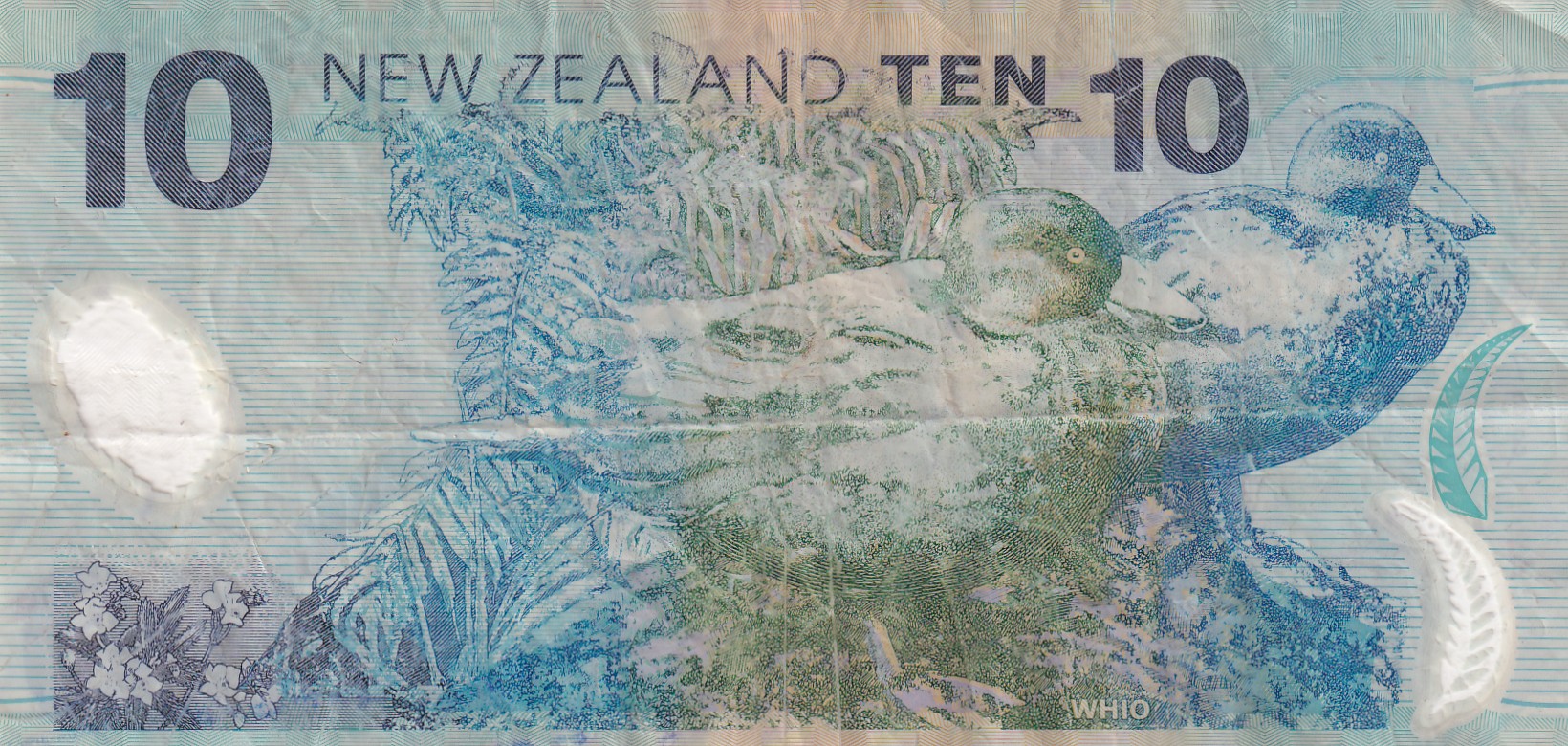 New Zealand 10 Dollars Rare Polymer World Note#B2 - Image 2