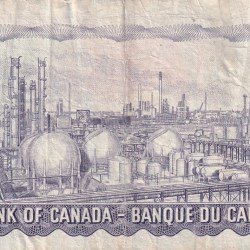 Alternative view of Canada 10 Dollars Rare World Note#B2