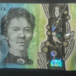 Alternative view of Australia 10 Dollars polymer World Note #B2