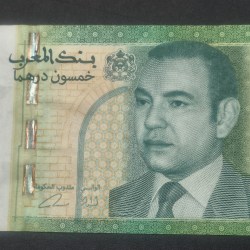 Morocco 50 Dirhams Rare World Note #B2