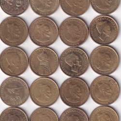 Alternative view of 20 DIFFERENT COMMEMORATIVE DENMARK 20 KRONER COIN SET (20 COIN SET) #Z-101