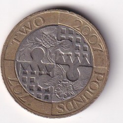 United Kingdom 2 Pounds 2007 (Elizabeth II Act of Union) COMMEMORATIVE COIN #Z-106
