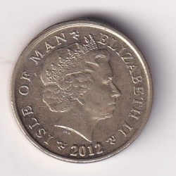 Alternative view of Isle of Man 1 Pound - Elizabeth II Tynwald Hill RARE COIN #Z-114