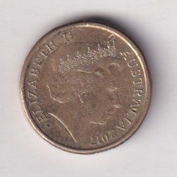 Alternative view of Australia 2 Dollars - Elizabeth II 4th Portrait - Lest We Forget - War Memorial Dome Rare Coloured Coin #Z-136