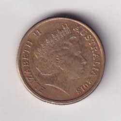 Alternative view of Australia 2 Dollars 2018 - Elizabeth II 4th Portrait - Remembrance Day - Armistice Rare Coloured Coin #Z-138