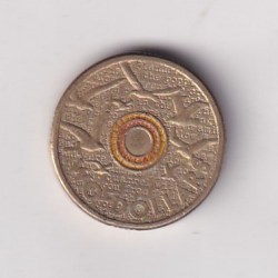 Australia 2 Dollars - Elizabeth II 4th Portrait - Remembrance Day - In Flanders Fields Rare Coloured Coin #Z-140