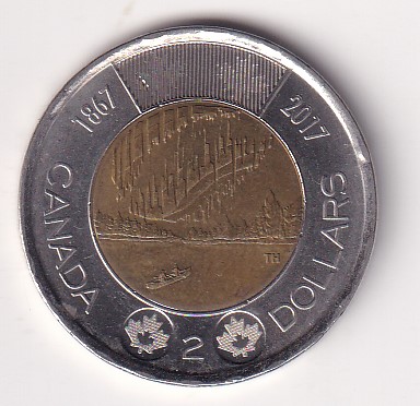 Canada 2 Dollars - Elizabeth II Dance of The Spirits Bimetallic Rare Coin #Z-143