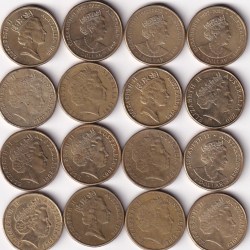 Alternative view of 16 Different Commemorative Australia One Dollar Coin Set#Z-126