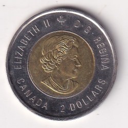 Alternative view of Canada 2 Dollars 2017 - Elizabeth II The Battle of Vimy Ridge Bimetallic Rare Coin #Z-145