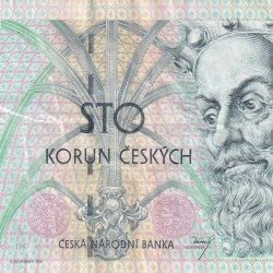 Czech Republic 100 Korun Rare Note #B2